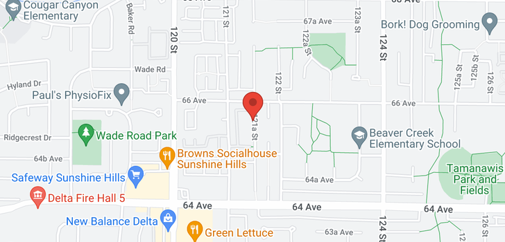 map of 6557 121A STREET